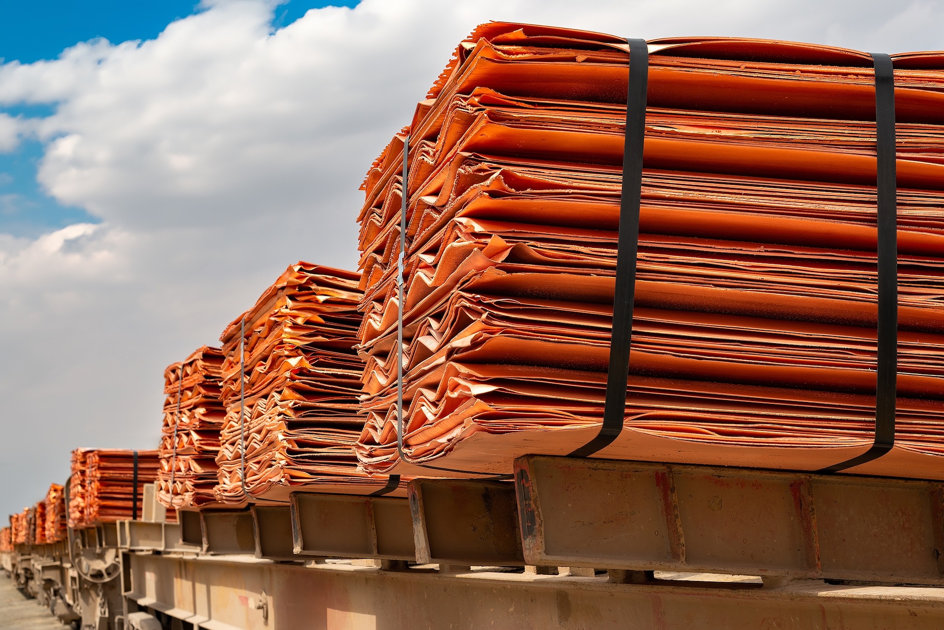 Copper,Cathodes,Loaded,On,A,Train,In,A,Copper,Mine Global Copper Supply to Surpass Demand in 2025 Amid Rising Mine Output, ICSG Reports