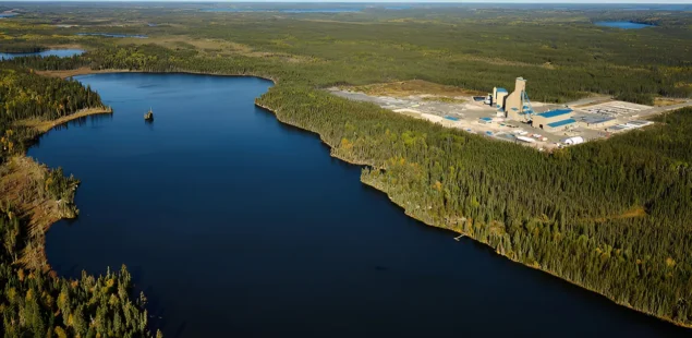 Aerial view of Hudbay’s Lalor mine in Manitoba _ Hudbay Minerals Hudbay restarts Snow Lake after wildfire evacuation; full output targeted by early September